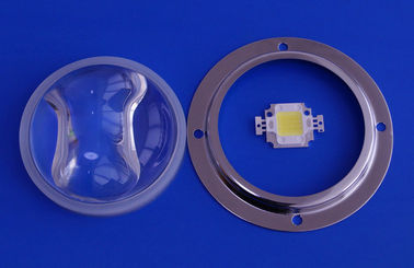 Lensa Lampu Led Kaca / Lensa Lampu Jalan LED Dengan Silikon Gasket Untuk 30Watt Led