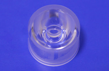 20mm Transparan 45 derajat PMMA Led Lens untuk Bridgelux Led 1 Watt daya tinggi