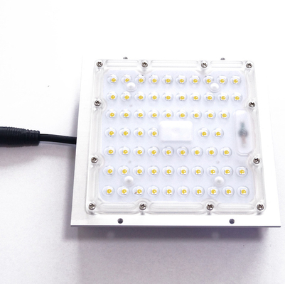 Bentuk Persegi SMD3030 LED Street Lighting Kits 50w 150lm / W Silicone Gasket