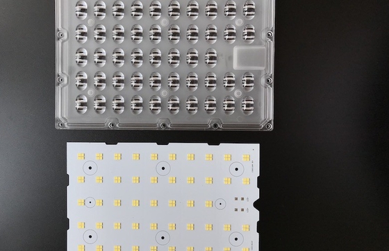 Beli 150W 3030 SMD LED Komponen Lampu Jalan Optik Array Lensa Untuk Lampu Jalan pembuatan online