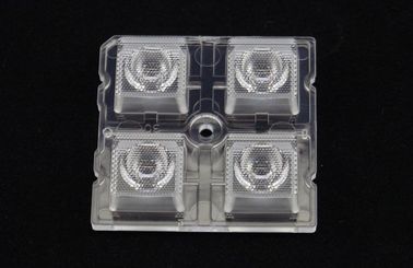 Beli PC Led Optical Lens , 4 in 1 Led Lens Array For SMD 5050 Led Light pembuatan online