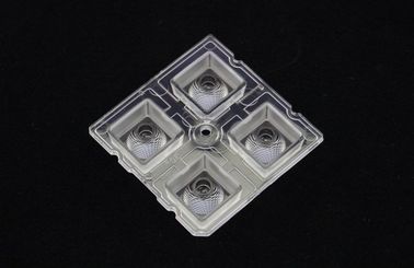 Beli PMMA Led Collimator Lens , 4 in 1 Led Optical Lens For SMD 5050 Led Lamp pembuatan online