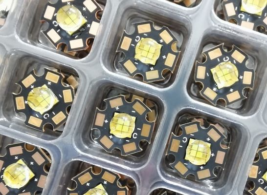 High Current 850mA White 1W High Power LED Luminous Flux 900-1100lm