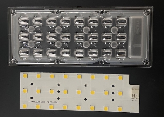 Beli 3x8 24 LED 5050SMD MODUL 163X85 DERAJAT Lensa lampu jalan untuk lampu 40w 50w pembuatan online