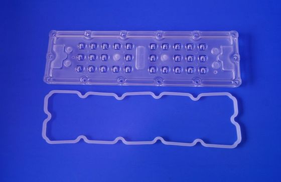 28 LED 3030 SMD LED Lens With Wide Angle 80x150 Degree For Streetlight Retrofit Kits