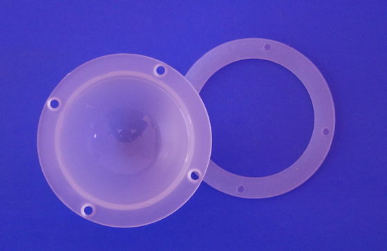 Milky Color PC Material 120 Degree led light Lens Cover 90MM Diameter