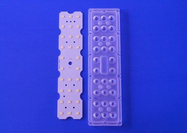 Beli 130 Derajat 5050 Lensa Linear Led Lensa Teluk Tinggi Modul 2 Seri 14 Sirkuit Paralel PCB pembuatan online