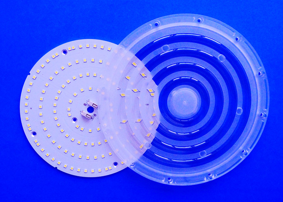 Beli 100W 3030 Led Modul PCB High Bay Light Lens Bahan PC 92% Transmisi pembuatan online