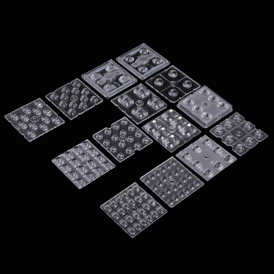 Beli 50x50mm Led Lensa 4/6/8/12/16/24 Titik Plastik pmma Led Lensa Optik Untuk Lampu Jalan/Lampu Banjir pembuatan online