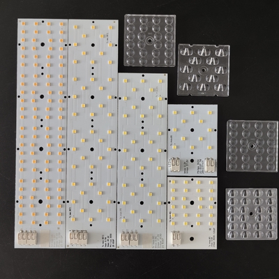 Beli OEM Custom SMD LED PCB Board Desain Produk PCBA Disesuaikan Untuk Lensa 50 * 50mm pembuatan online