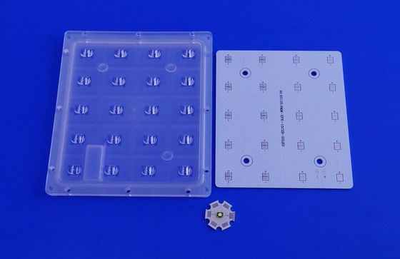 Waterproof LED Street Light Components Xpe PC Lens 20W For Led Road Lamp