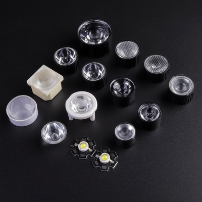 Beli Custom Clear PMMA Led Lens, Acrylic Led lens 1W 3W untuk Led Torch Cover pembuatan online