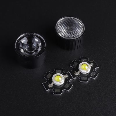15mm Clear PMMA Led Collimator Lens , Led light lens for Led Torch