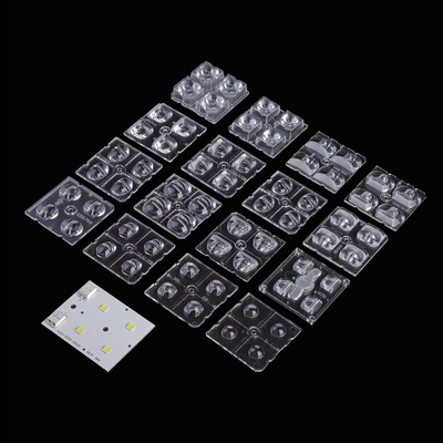Beli Led Street Light Module, Optical PC Led Light Lens Untuk IESNA Tipe II Pencahayaan Jalan pembuatan online