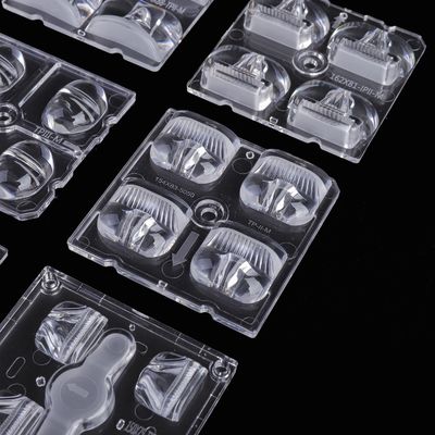 PC Led Optical Lens , 4 in 1 Led Lens Array For SMD 5050 Led Light