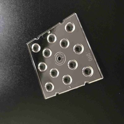50x50mm SMD 3030 Led Lens , 12 In 1 Led PC Lens For High Bay Light