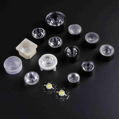 Beli Lensa Serat Optik Led PMMA Bulat 15mm 15 x 45 derajat, ROHS pembuatan online