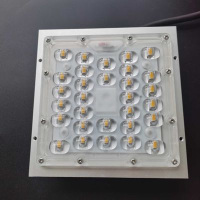 50W SMD 5050 LED Street Light Components , LED Lens 236x70mm 130x130mm