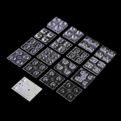 Beli 2x2 Led Module 50x50mm 4 in 1 LED Optical Lens Untuk Lampu Jalan pembuatan online