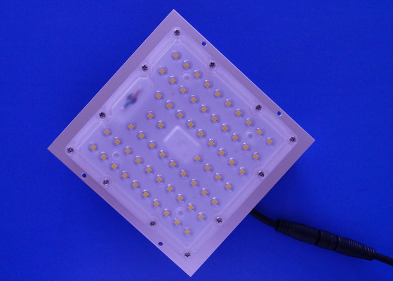 64 LED Square Lighting LED Street Light Module 3030 SMD 50W Module 60 / 90 Degree