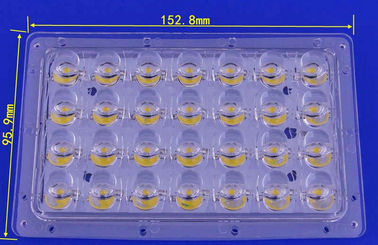 Beli PCB Solder Bridgelux LED LED Lens Array Untuk Lampu Jalan 28W pembuatan online