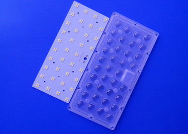 Beli 36 Lensa Lampu Proyeksi Array LED 60 90 150 Derajat PC Optik Dengan 144 Papan PCB pembuatan online