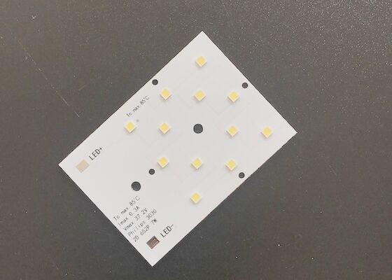Beli SMD3030 12LEDs Module Aluminium PCB Board 50x50mm 6W-10W pembuatan online
