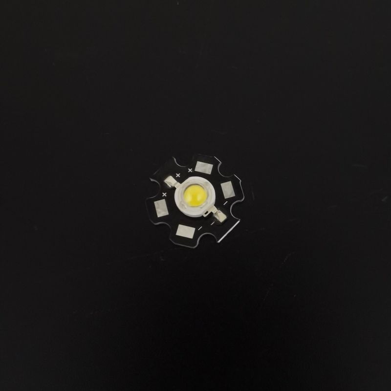 White Color 1w High Power LED , 140LM led 1w high power Bridgelux Chip
