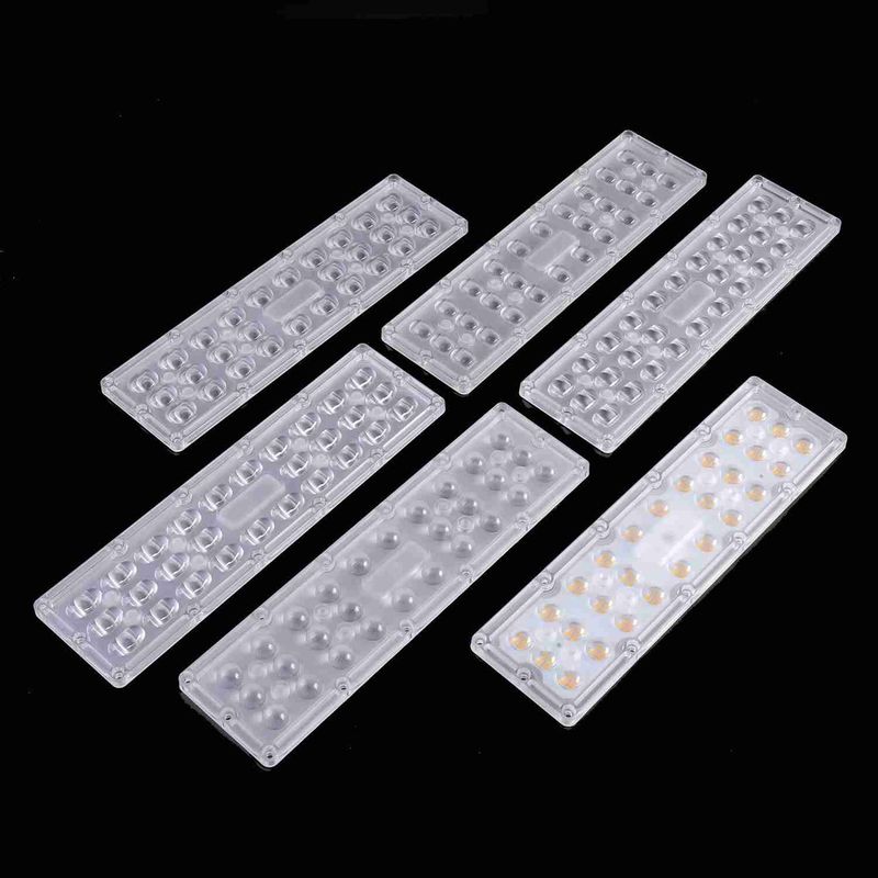 28W SMD 4pcs 3030 Led Street Light Lens TYPE4-S For Street Light