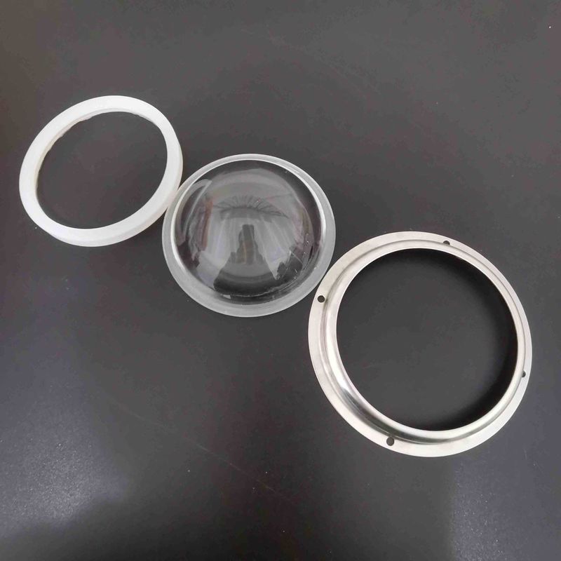 100W High Power LED Lens / 60 Degree LED Optics Lenses For High Bay Light , 100x39mm