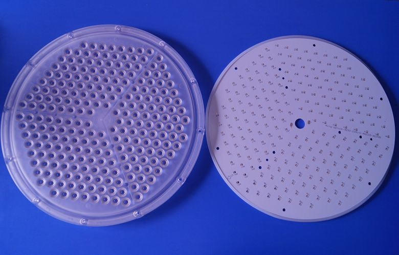 200 Watt High Bay Light Lens With PCB Board / 234pcs SMD 3030 LED Lens