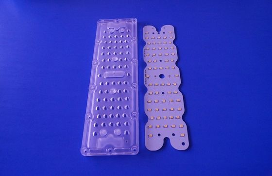 50W 3030 LED Lens Street Light Vertical 80x150 Degree 64pcs SMD 3030 Led Module