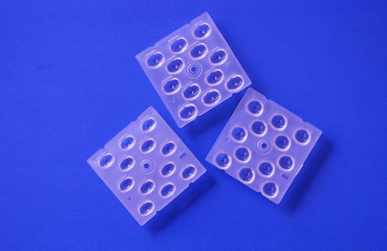 12 IN 1 50X50X5.57mm Optical Grade PC 3030 LED Lens for SMD Street Lamp