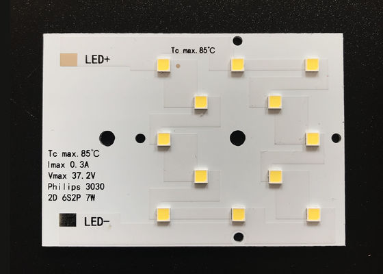 7W SMD 3030 LED PCB Board with 1.5mm Thickness and 50*70mm Size for Custom Applications