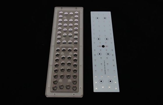 56W PC LED Collimator Lens untuk SMD 3030 LED dengan Multiple Beam Angles untuk Street Light