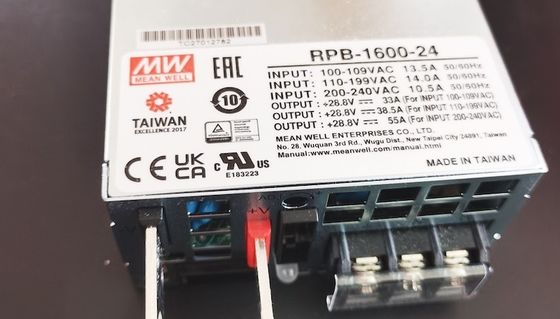 Asli MEAN WELL RPB-1600-24 24V 1600W 92.5% Efisiensi Tinggi AC DC LED Driver