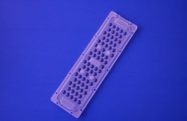 60 Gelar SMD 3030 Led Lens Array Bahan Plastik 250 * 74mm 92% Transmisi