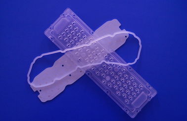 72 IN 1 3535/3030 LED Lensa Optik dengan Papan PCB Aluminium Untuk komponen lampu 60 Watt