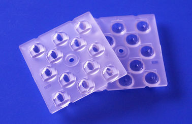 Sudut Besar SMD 3030 Led Lamp Lens Optical Street Light TYPE IV-S Gelar 50mm