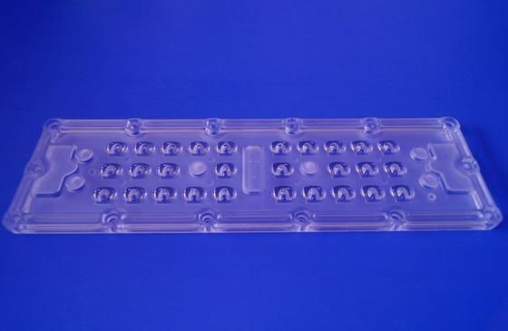 Customized SMD 5050 LED Lens Array 28 in 1 dengan 80x150 Degree Beam Angle untuk Street Light