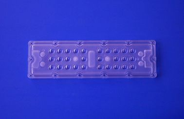 SMD 3535 Led Lens Lampu Jalan, 28 Dalam 1 80x150 Derajat Lensa Optik Led