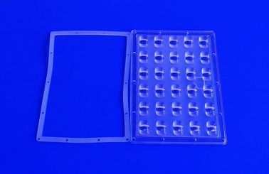 Lensa Lampu Jalan LED PMMA Untuk Modul Lampu Jalan 171x125x8.13mm