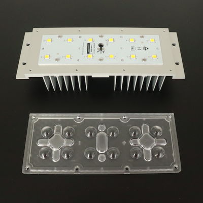 Modul Lampu Jalan LED 12–50W 5050 SMD dengan Sudut Sinar 145x70 Derajat dan Heatsink Aluminium Terintegrasi untuk Penerangan Industri & Jalan