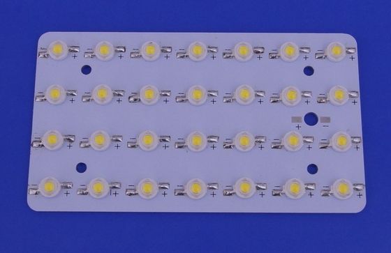 28W Aluminium SMD LED PCB Board Module dengan 90x120degree Beam Angle untuk Street Light