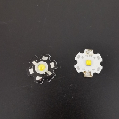 130LM 2900K - 3200K 1w Daya Tinggi LED Chip Bridgelux Putih Hangat untuk Lampu Jalan