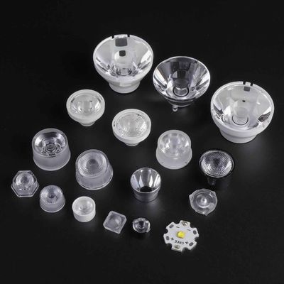 30x60degree 15mm Collimatorl Power LED Lens With Black Holder For Led Lighting