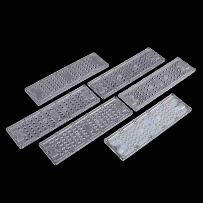 Lensa Lampu Jalan Led 80x150 Derajat Modul Lampu Led Dengan Pendingin