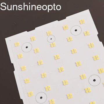 Papan PCB LED SMD 3030 150W 91% Transmisi Lensa Array Optik untuk Modul Lampu Jalan LED