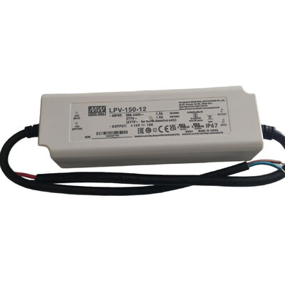 Meanwell 120W 12V IP67 Waterproof LED Driver Pasokan Daya Tegangan Konstan