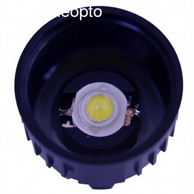 Lensa LED PMMA Optik dengan Sudut Pandang 45 Derajat dan Ukuran 19.8x10.75mm untuk Lampu Sorot LED